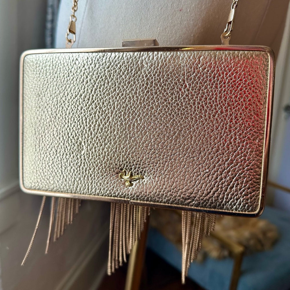 Disney Gold Fringe Evening Clutch or Crossbody - Picture 6 of 6